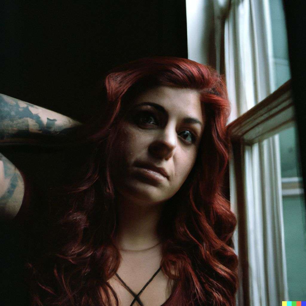 a representation of anxiety, photograph taken on Kodak Portra 160 film